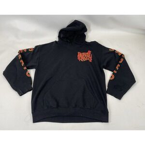 OTF Durkio Krazy Graphic Hoodie Sweatshirt Mens Size M Black